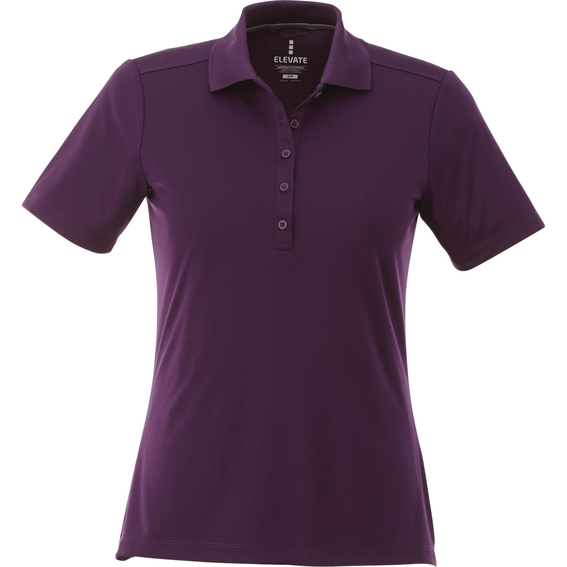 Women's DADE Short Sleeve Polo - Dark Plum