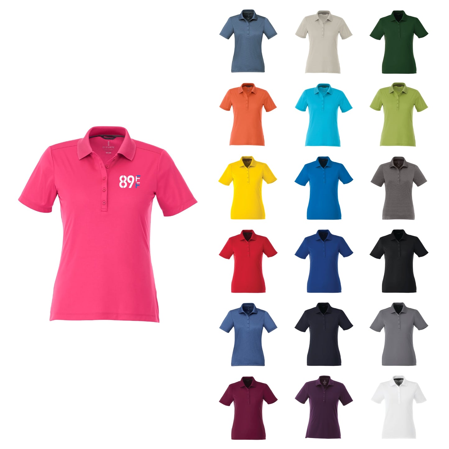Women's DADE Short Sleeve Polo - Magenta