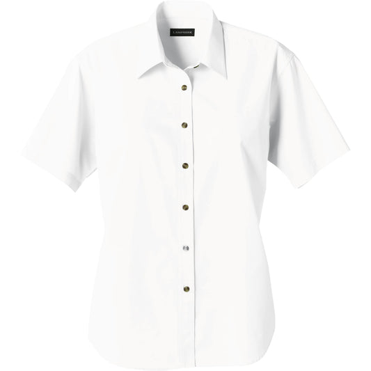 Custom logo Women's SHORT SLEEVE DRESS SHIRT