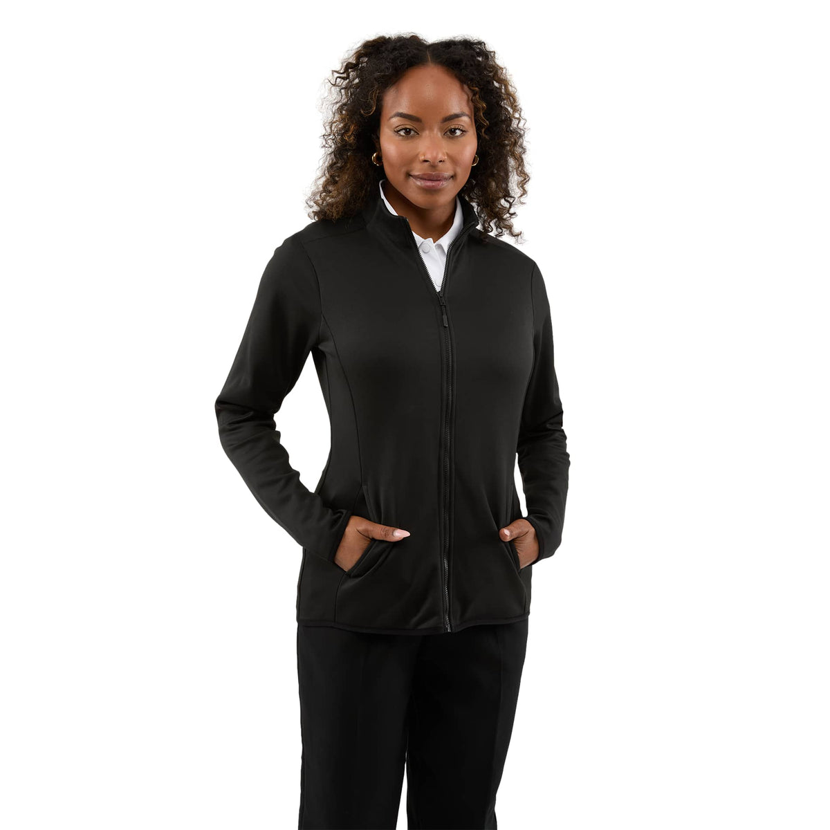 Custom logo TELICA Brush Back Fleece Jacket - Women's