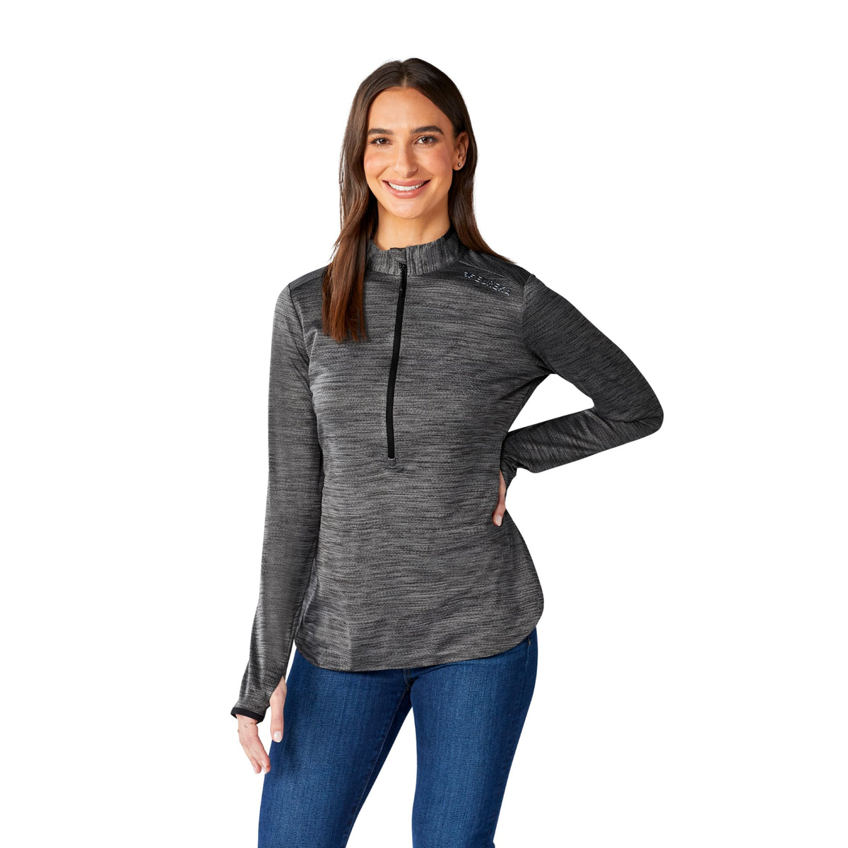 Custom logo Women's MATHER Knit Half Zip