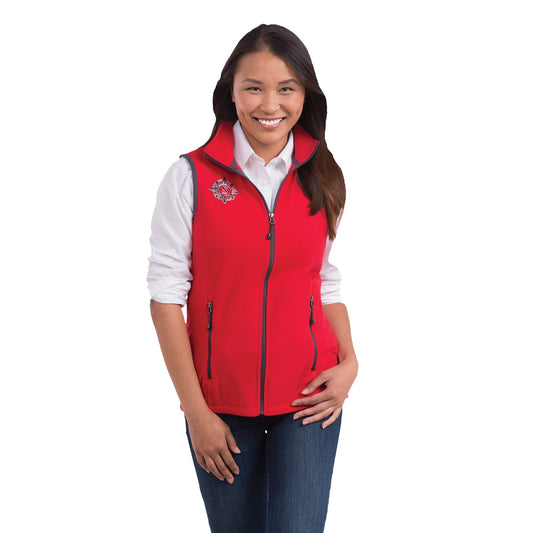 Custom logo Women's Tyndall Polyfleece Vest