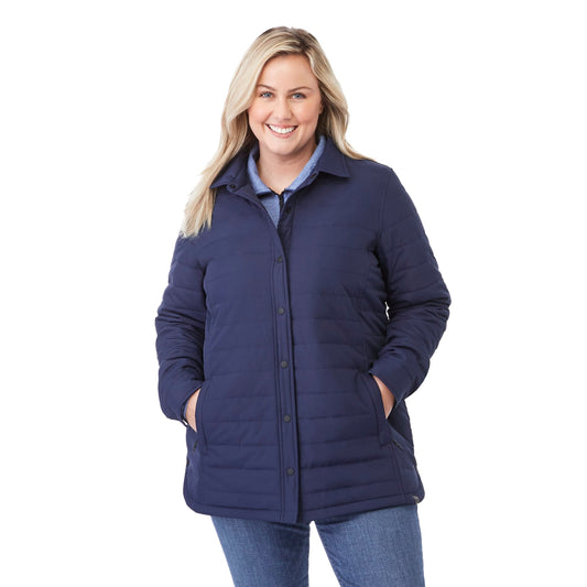 Custom logo Women's PORTER Eco Insulated Shacket