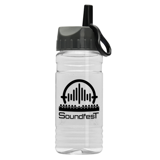 Groove Tritan® Bottle with Ring-Straw Lid - 20 oz.