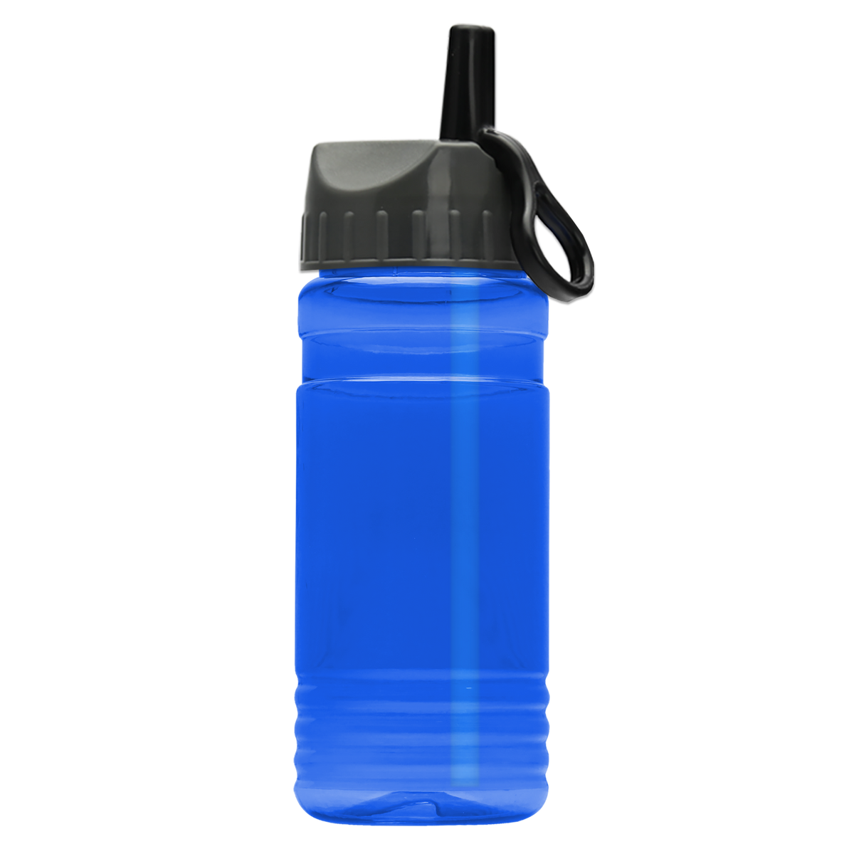 Custom logo Groove Tritan® Bottle with Ring-Straw Lid - 20 oz.