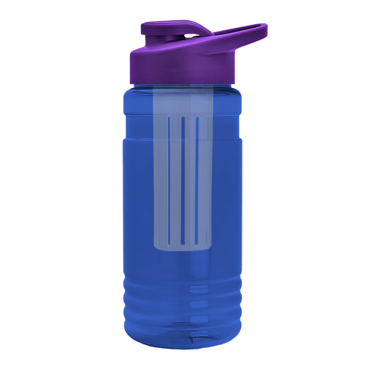 Custom logo Groove Tritan® Bottle with Drink-Thru Lid and Infuser - 20 oz.