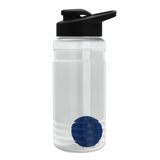 Groove Tritan® Shaker Bottle with Drink-Thru Lid and Mixing Ball - 20 oz.