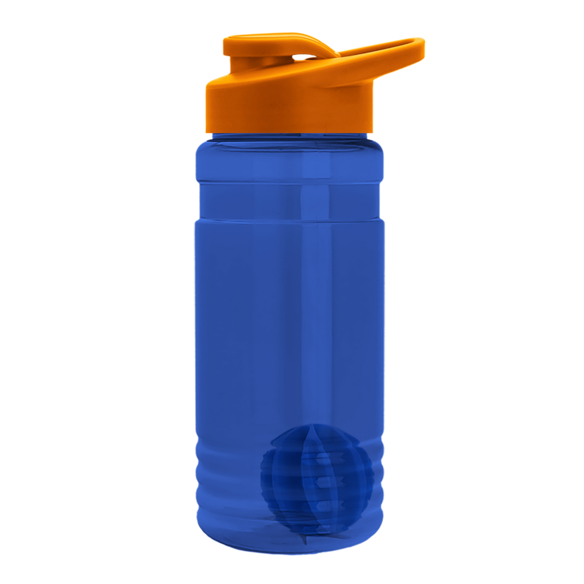 Custom logo Groove Tritan® Shaker Bottle with Drink-Thru Lid and Mixing Ball - 20 oz.