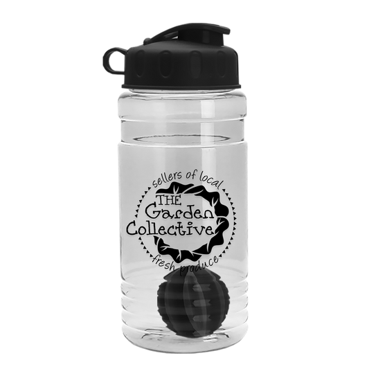 Groove Tritan® Shaker Bottle with Flip-Top Lid and Mixing Ball - 20 oz.