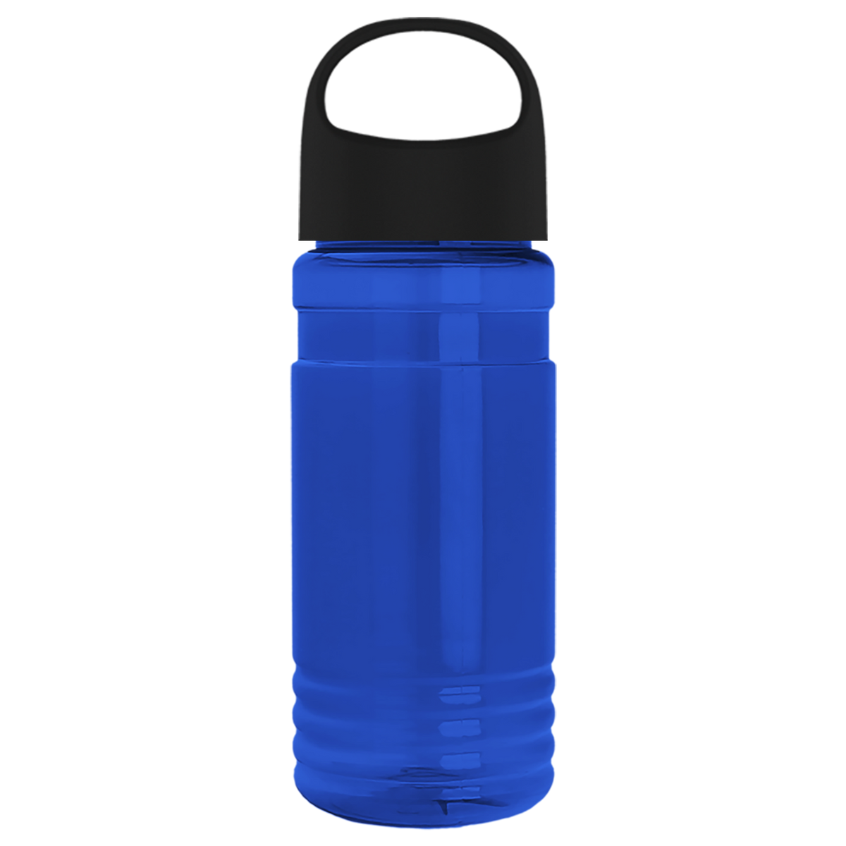 Custom logo Groove Tritan® Bottle with Oval Crest Lid - 20 oz.
