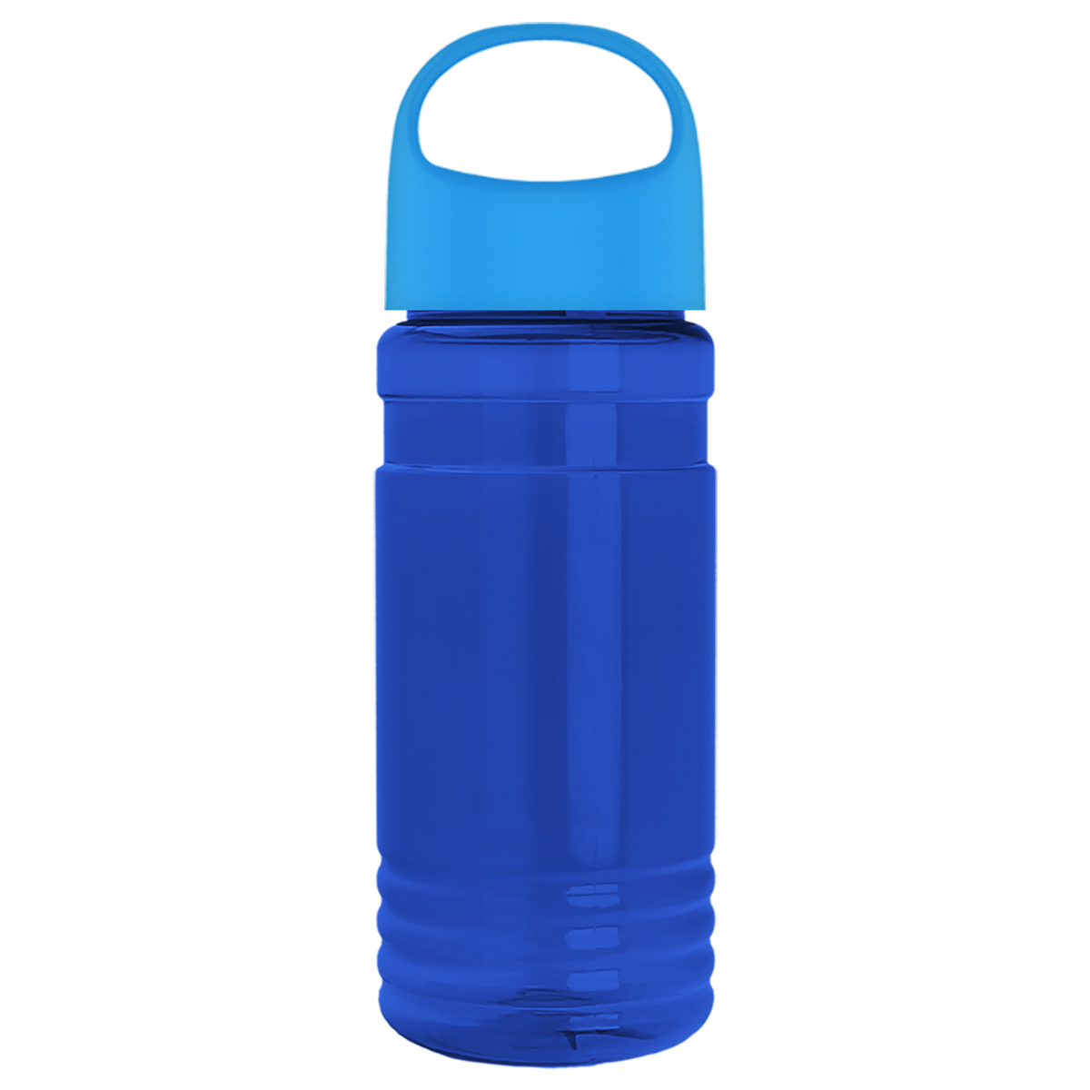 Custom logo Groove Tritan® Bottle with Oval Crest Lid - 20 oz.
