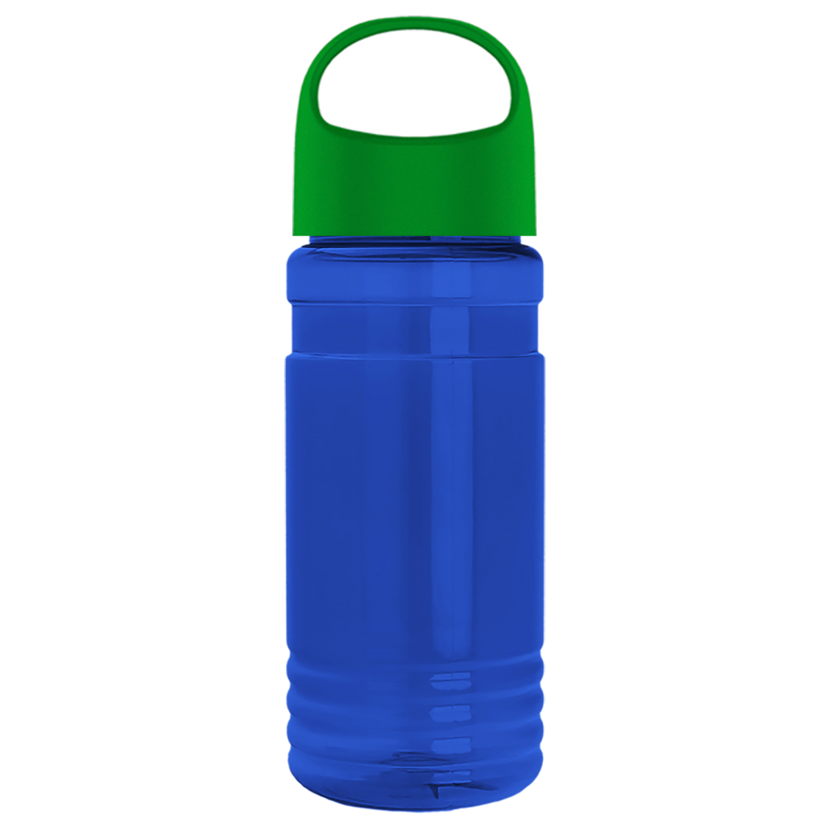 Custom logo Groove Tritan® Bottle with Oval Crest Lid - 20 oz.