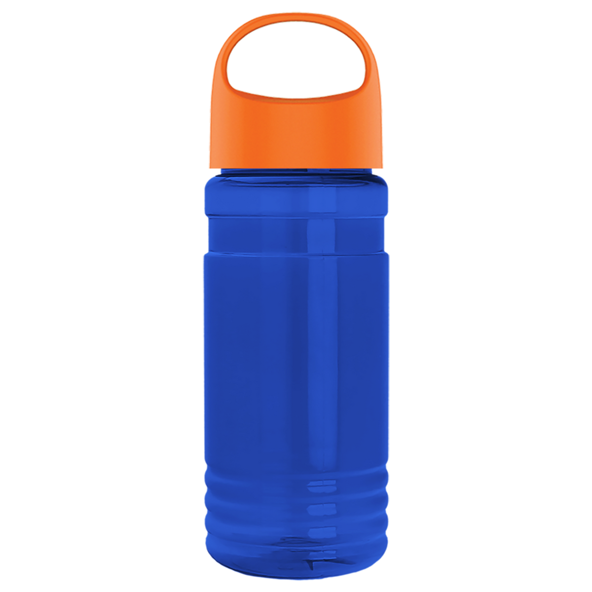 Custom logo Groove Tritan® Bottle with Oval Crest Lid - 20 oz.