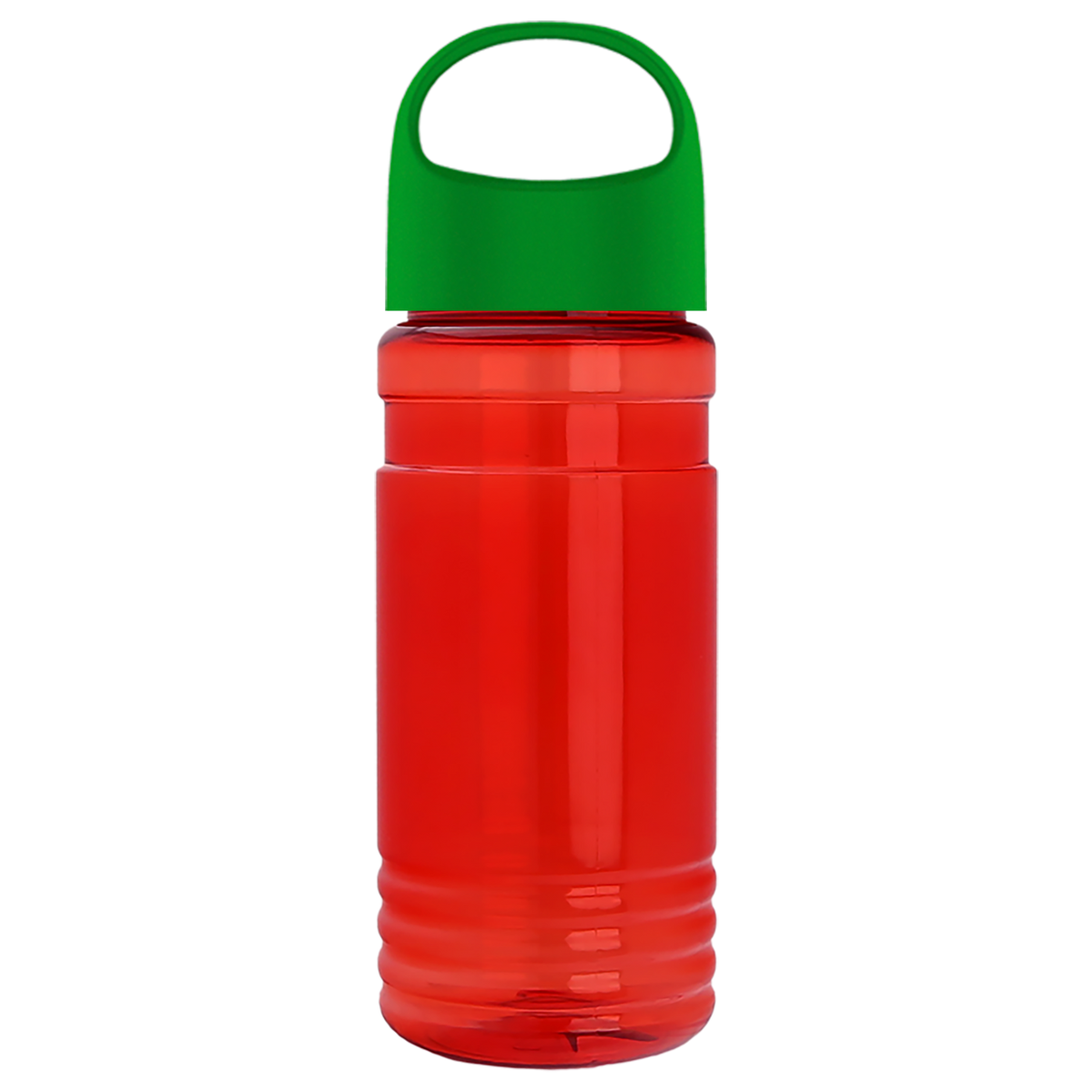 Custom logo Groove Tritan® Bottle with Oval Crest Lid - 20 oz.