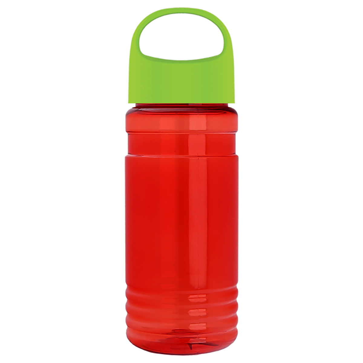 Custom logo Groove Tritan® Bottle with Oval Crest Lid - 20 oz.