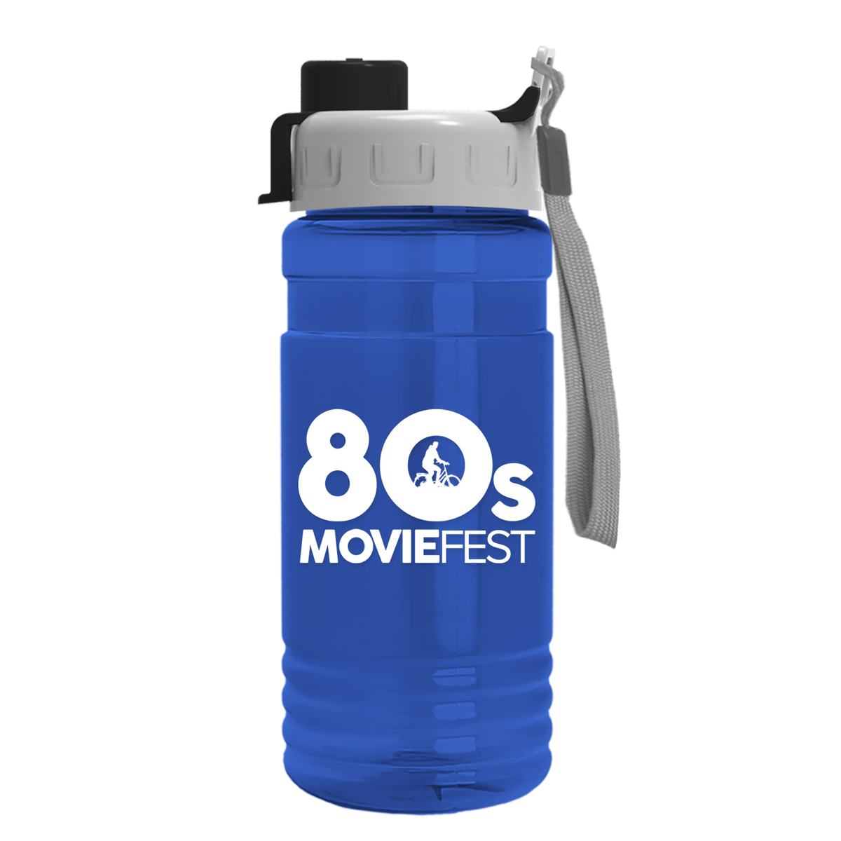 Custom logo Groove Tritan® Bottle with Quick-Snap Lid - 20 oz.