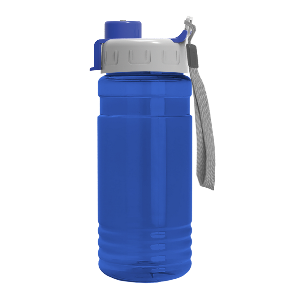 Custom logo Groove Tritan® Bottle with Quick-Snap Lid - 20 oz.