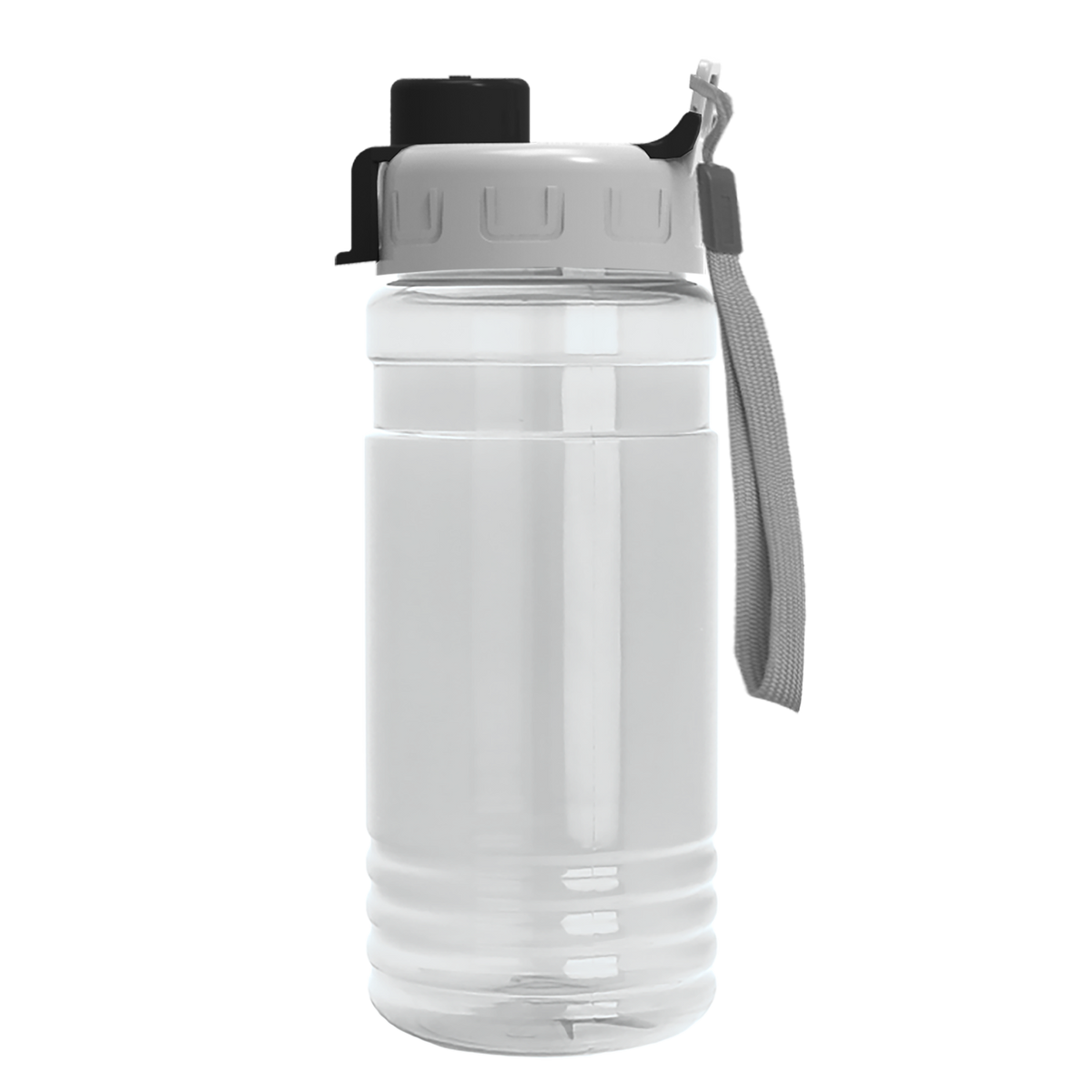 Custom logo Groove Tritan® Bottle with Quick-Snap Lid - 20 oz.