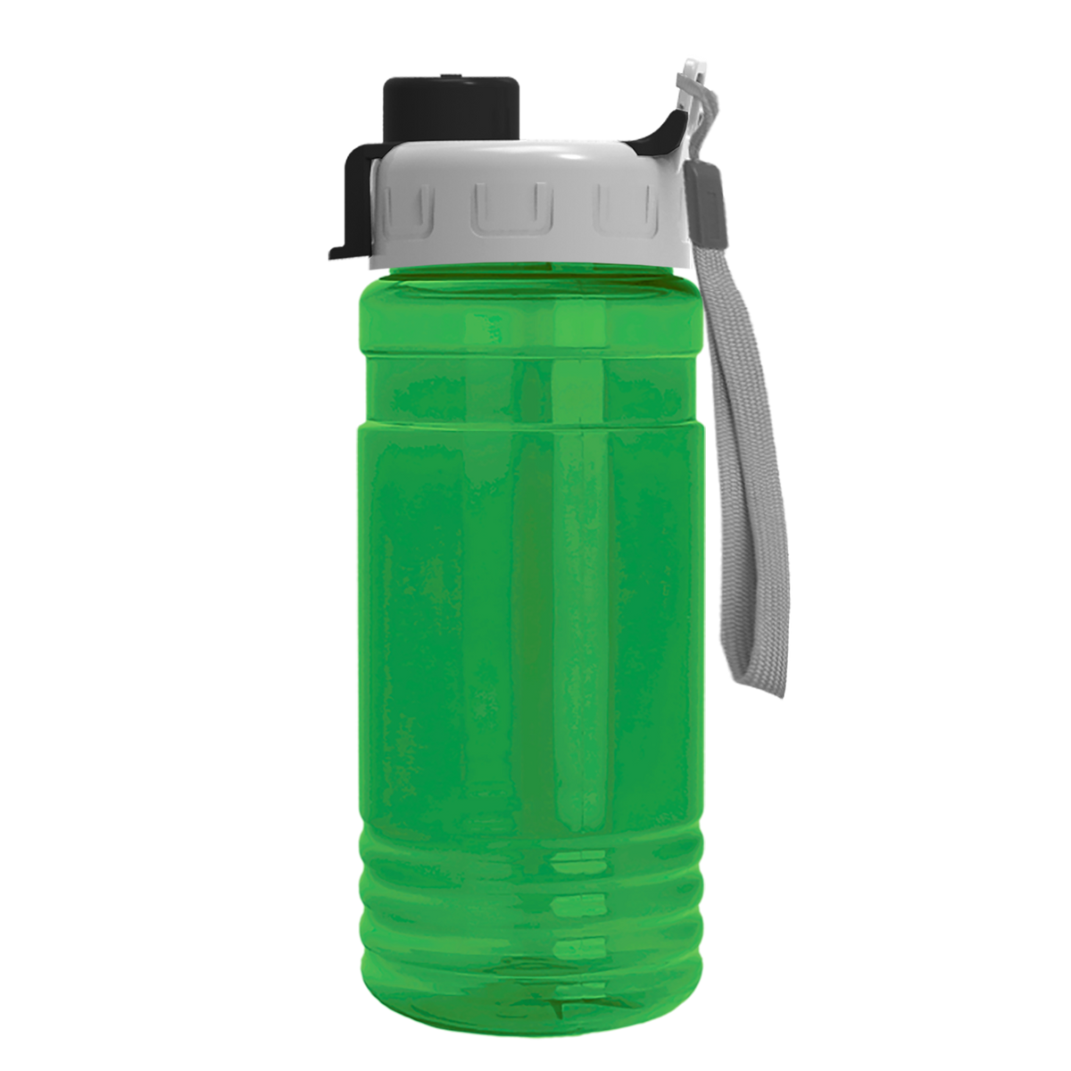 Custom logo Groove Tritan® Bottle with Quick-Snap Lid - 20 oz.