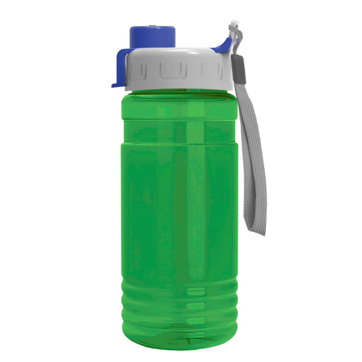 Custom logo Groove Tritan® Bottle with Quick-Snap Lid - 20 oz.