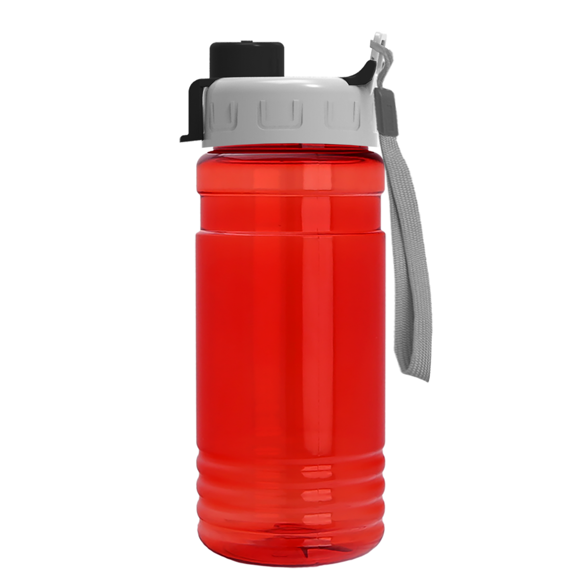Custom logo Groove Tritan® Bottle with Quick-Snap Lid - 20 oz.