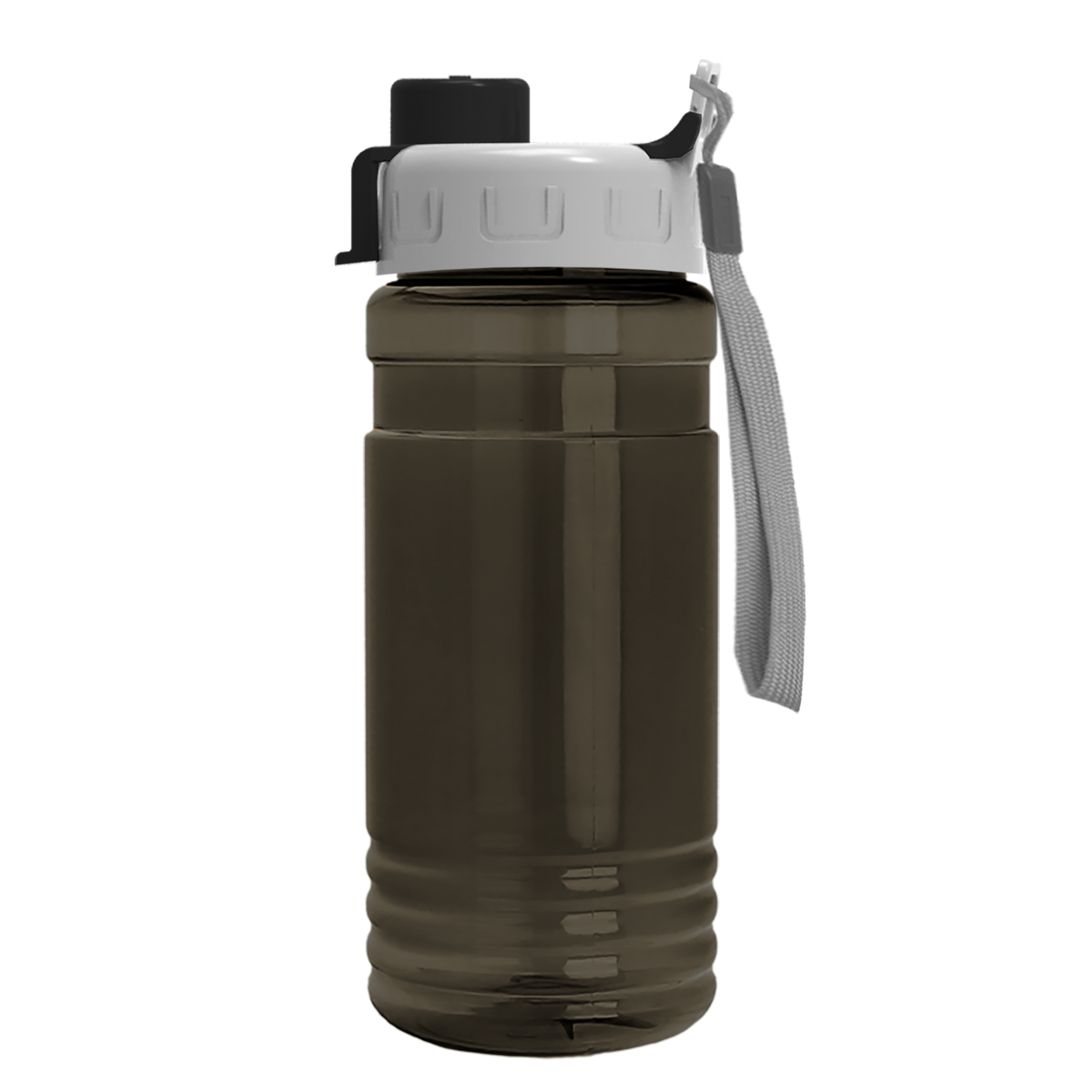 Custom logo Groove Tritan® Bottle with Quick-Snap Lid - 20 oz.