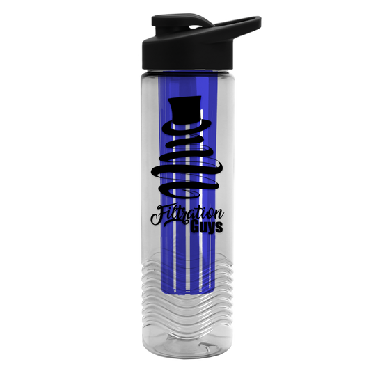 Wave Tritan® Bottle with Drink-Thru Lid and Infuser - 24 oz.