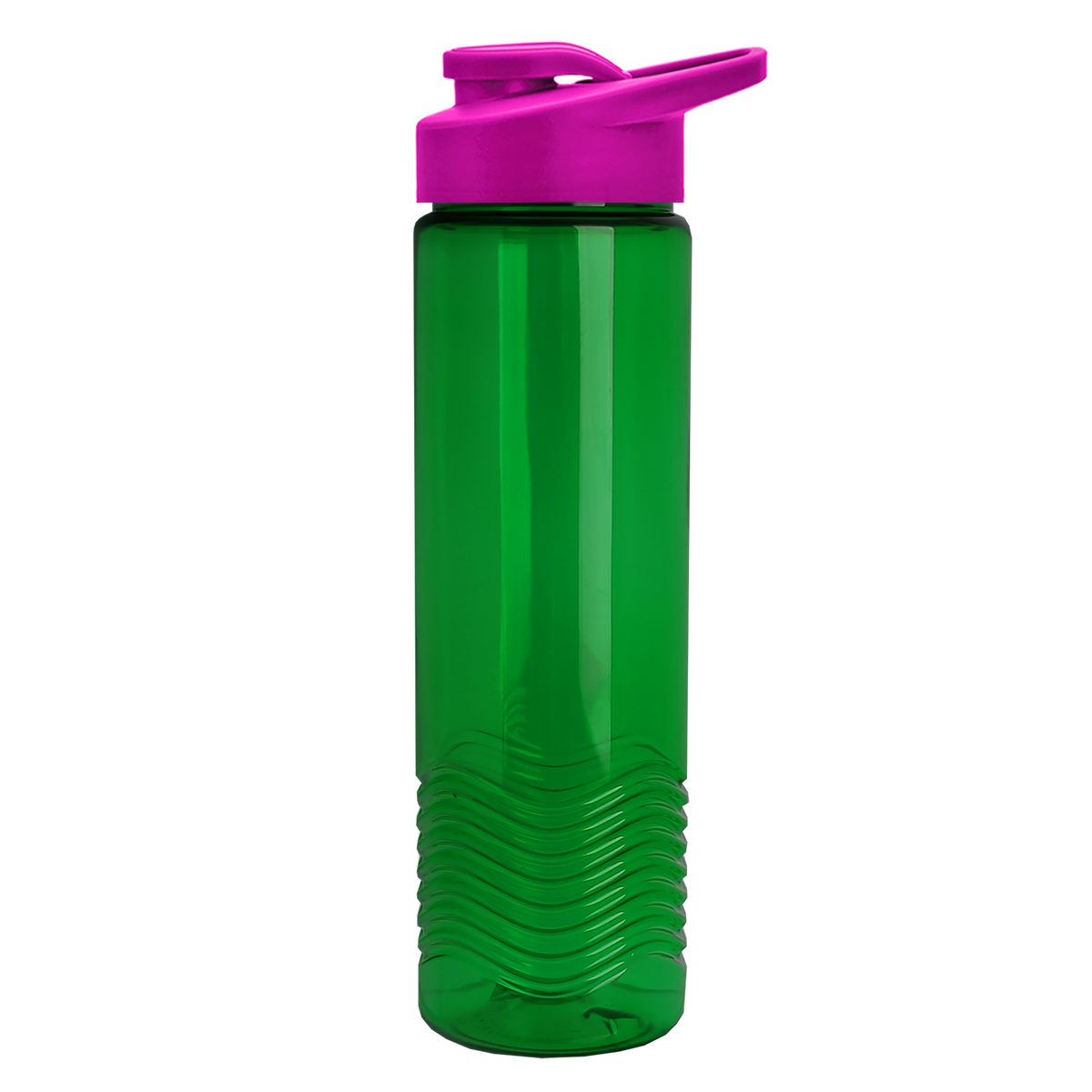 Custom logo Wave Tritan® Bottle with Drink-Thru Lid - 24 oz.