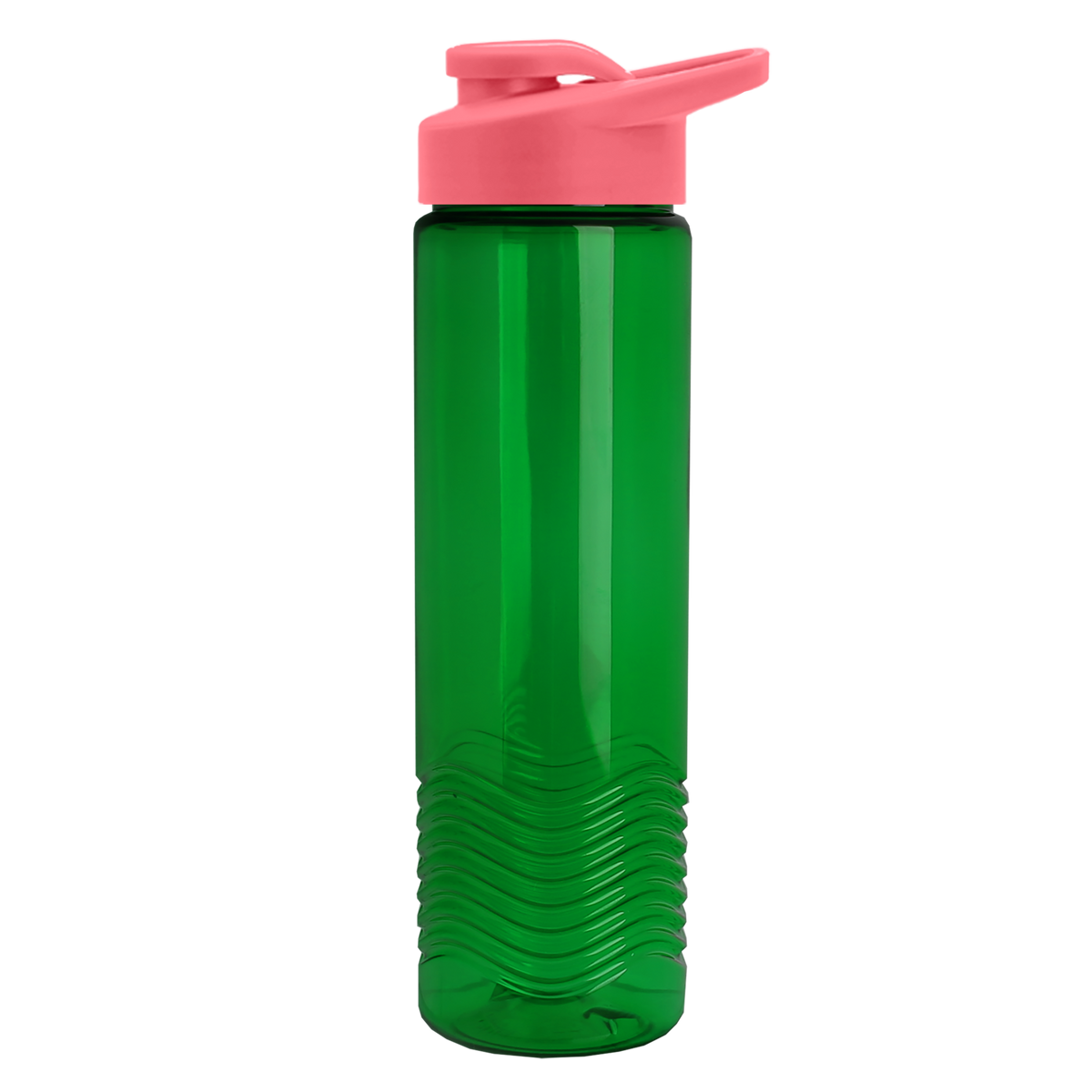 Custom logo Wave Tritan® Bottle with Drink-Thru Lid - 24 oz.