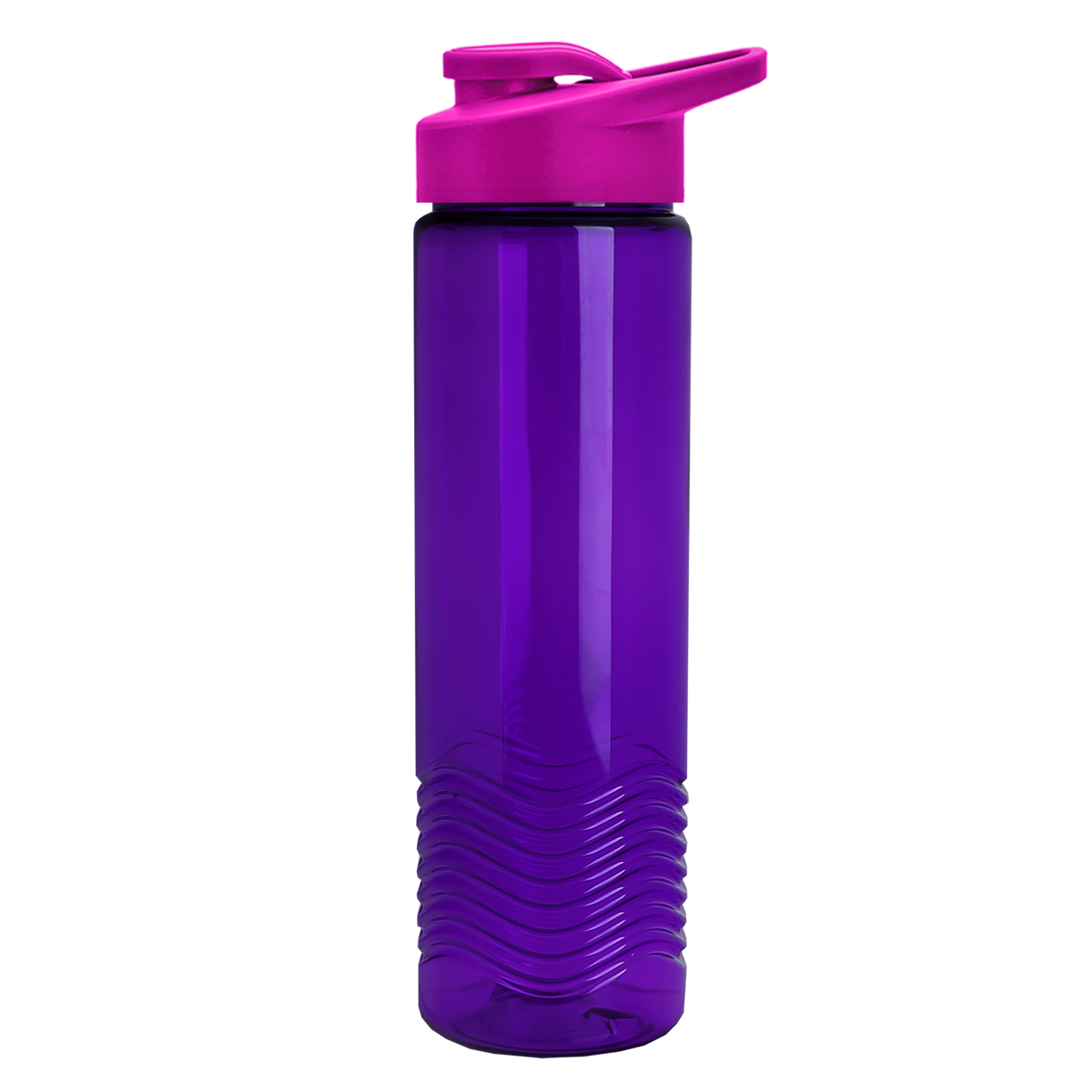 Custom logo Wave Tritan® Bottle with Drink-Thru Lid - 24 oz.