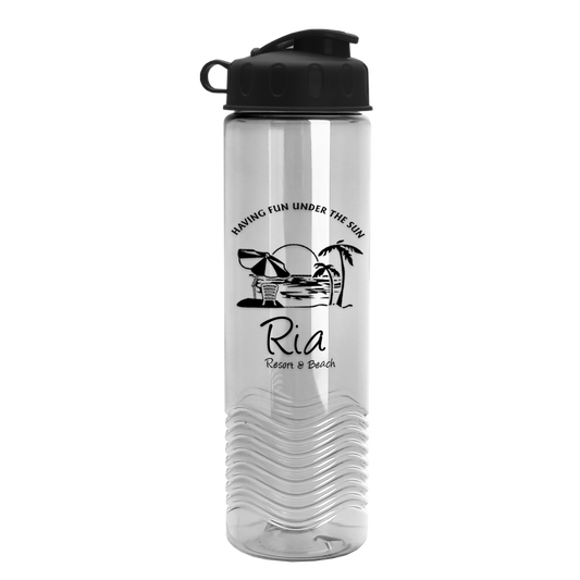 Wave Tritan® Bottle with Flip Lid - 24 oz.