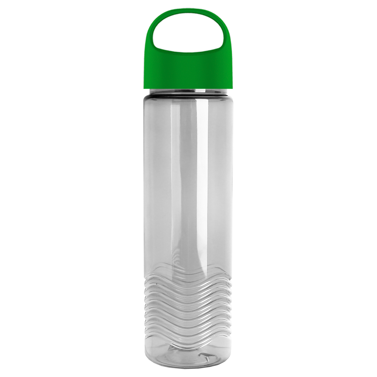 Custom logo Wave Tritan® Bottle with Oval Crest Lid - 24 oz.
