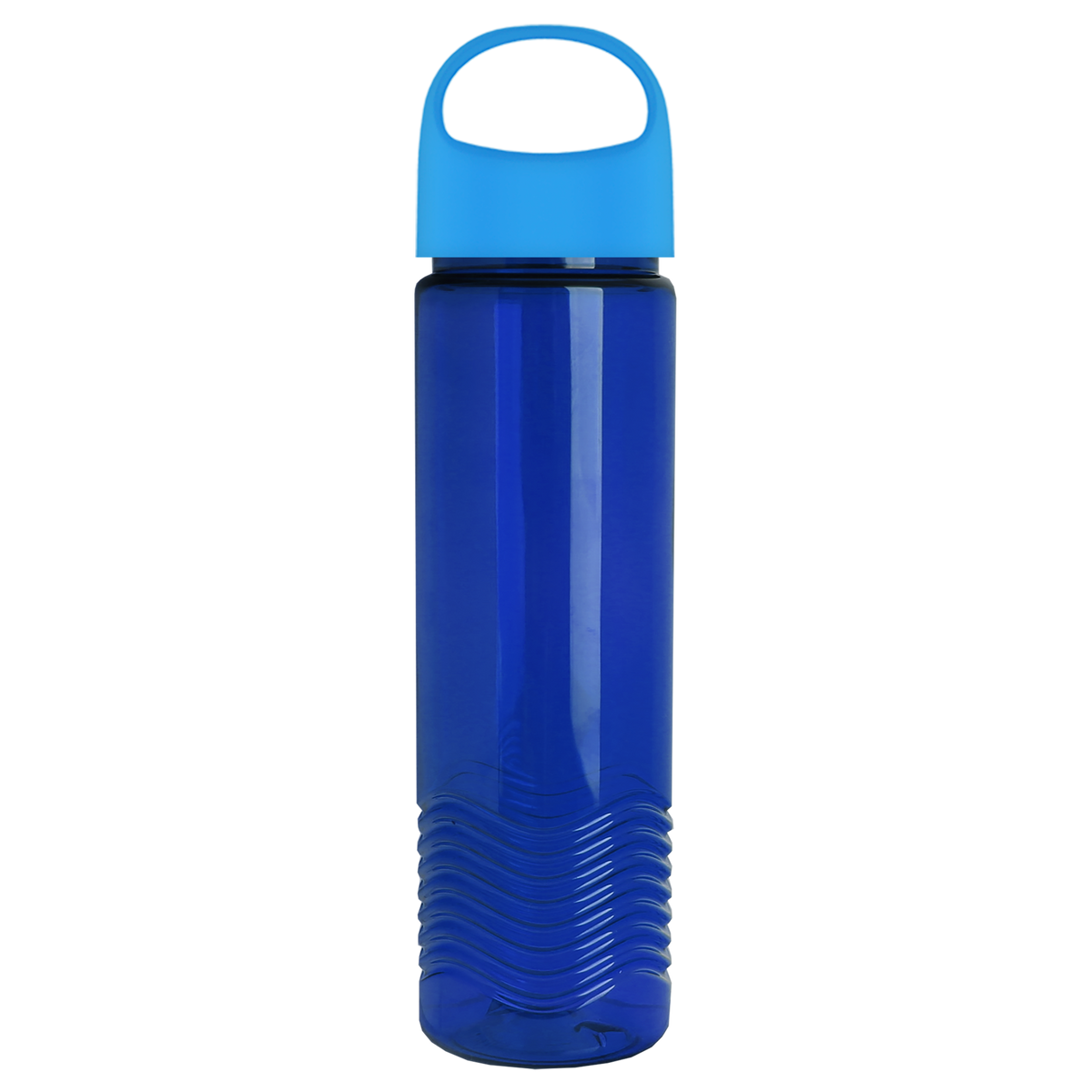Custom logo Wave Tritan® Bottle with Oval Crest Lid - 24 oz.