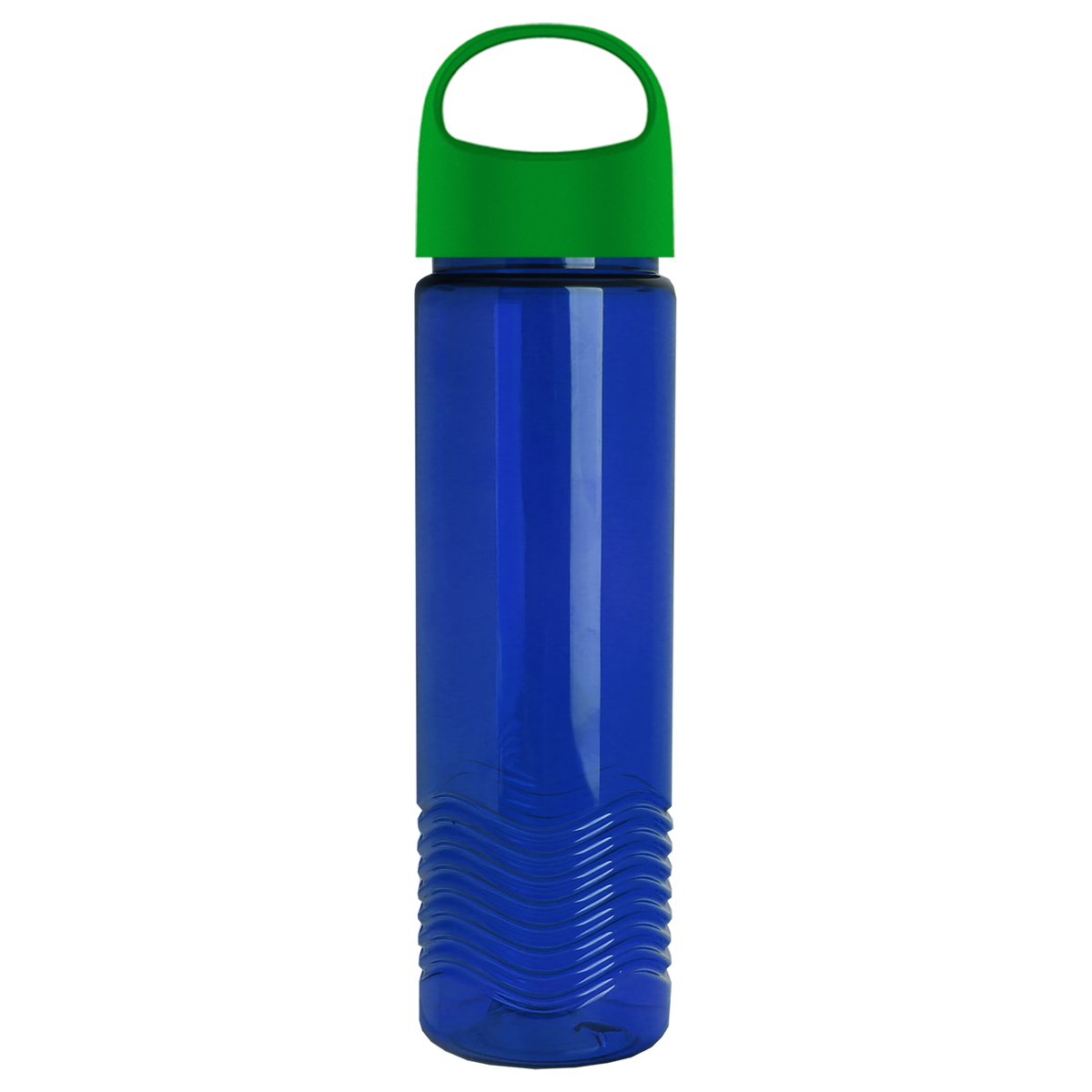 Custom logo Wave Tritan® Bottle with Oval Crest Lid - 24 oz.