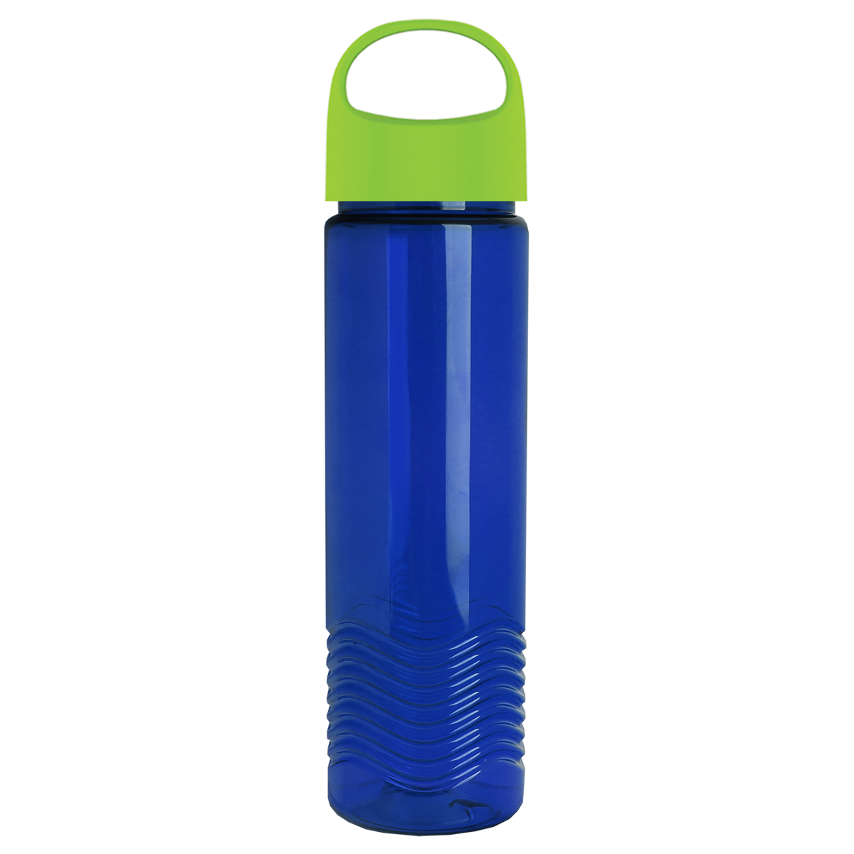 Custom logo Wave Tritan® Bottle with Oval Crest Lid - 24 oz.
