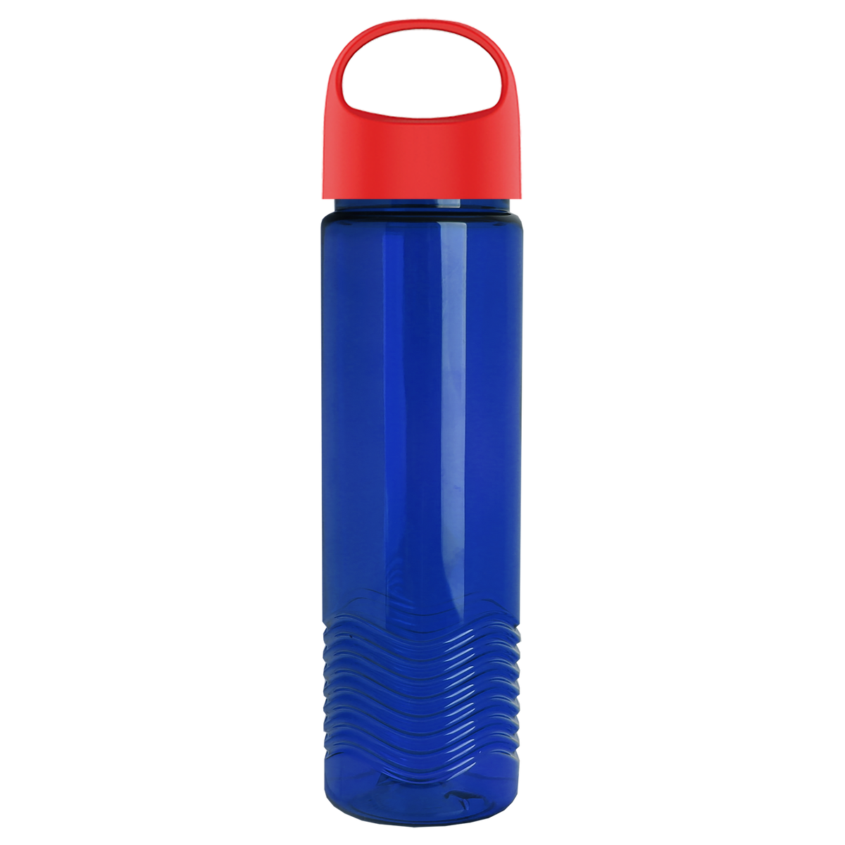 Custom logo Wave Tritan® Bottle with Oval Crest Lid - 24 oz.