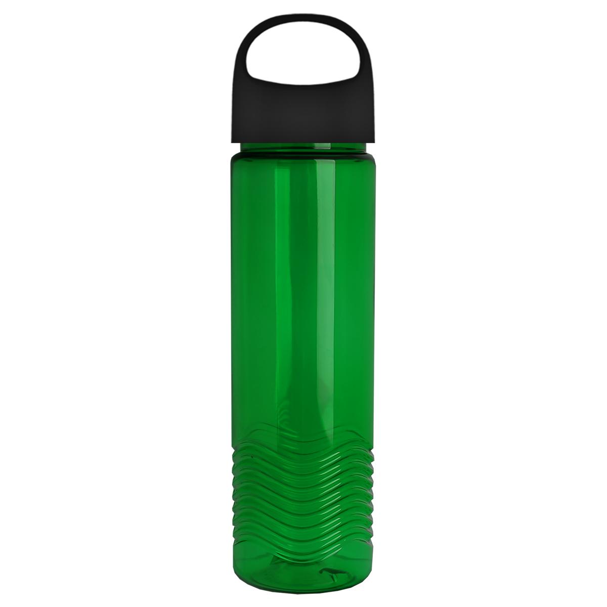 Custom logo Wave Tritan® Bottle with Oval Crest Lid - 24 oz.