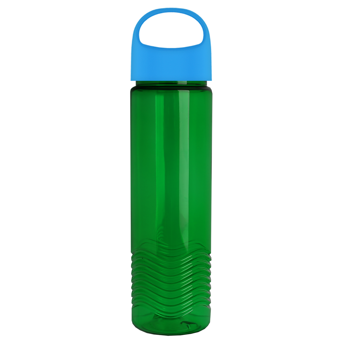 Custom logo Wave Tritan® Bottle with Oval Crest Lid - 24 oz.