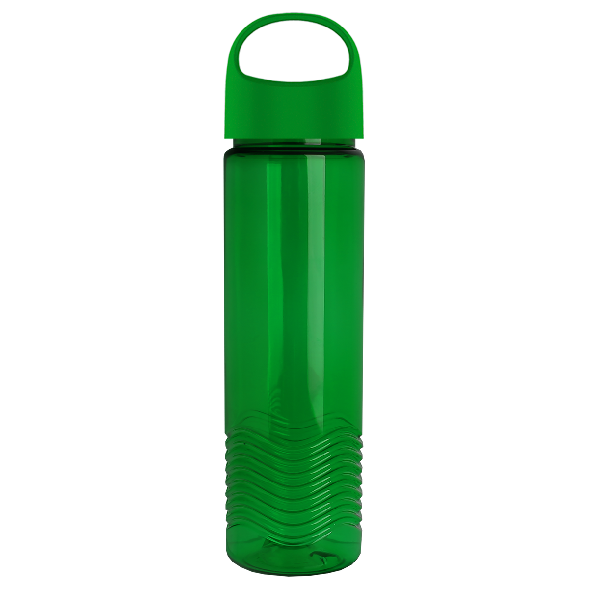 Custom logo Wave Tritan® Bottle with Oval Crest Lid - 24 oz.