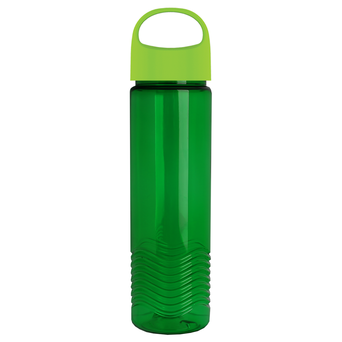 Custom logo Wave Tritan® Bottle with Oval Crest Lid - 24 oz.