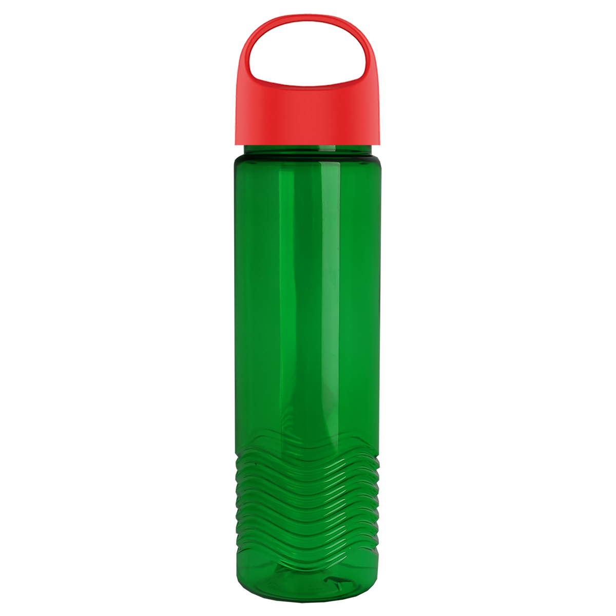 Custom logo Wave Tritan® Bottle with Oval Crest Lid - 24 oz.