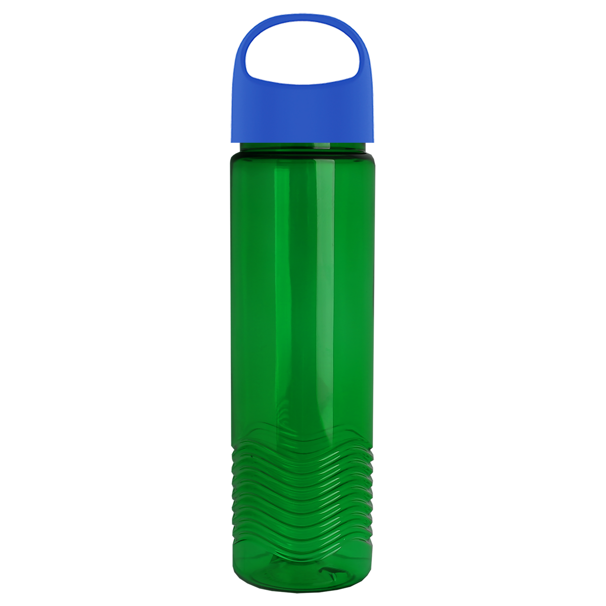Custom logo Wave Tritan® Bottle with Oval Crest Lid - 24 oz.