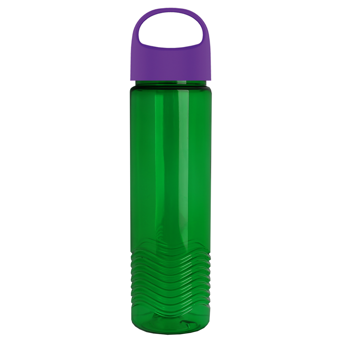 Custom logo Wave Tritan® Bottle with Oval Crest Lid - 24 oz.