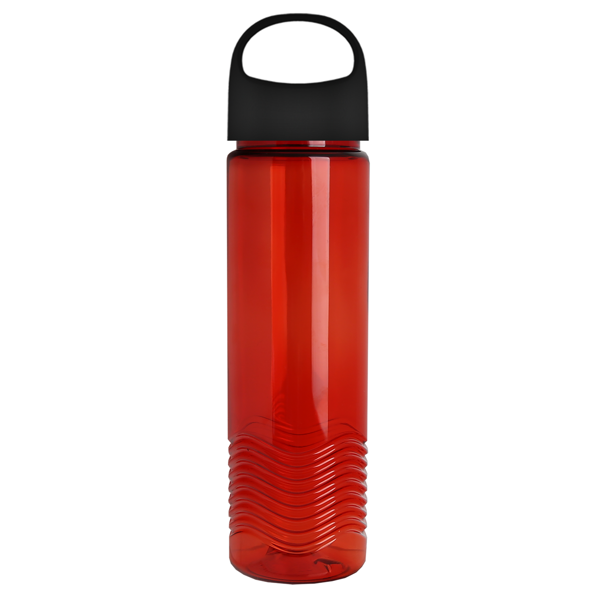 Custom logo Wave Tritan® Bottle with Oval Crest Lid - 24 oz.