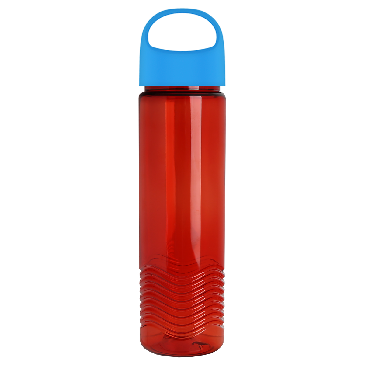 Custom logo Wave Tritan® Bottle with Oval Crest Lid - 24 oz.