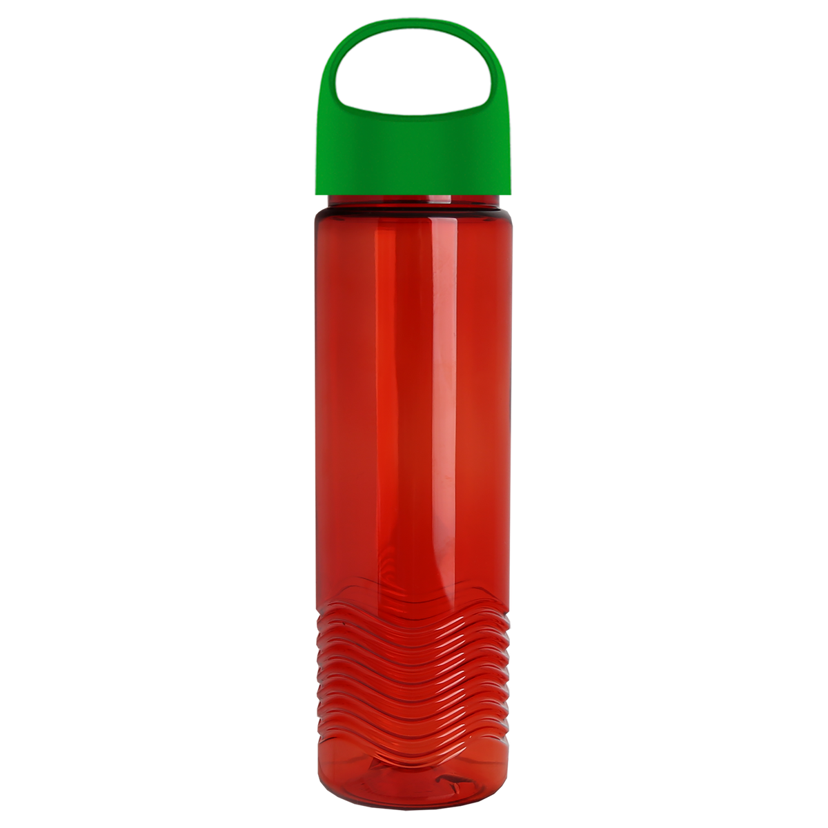 Custom logo Wave Tritan® Bottle with Oval Crest Lid - 24 oz.