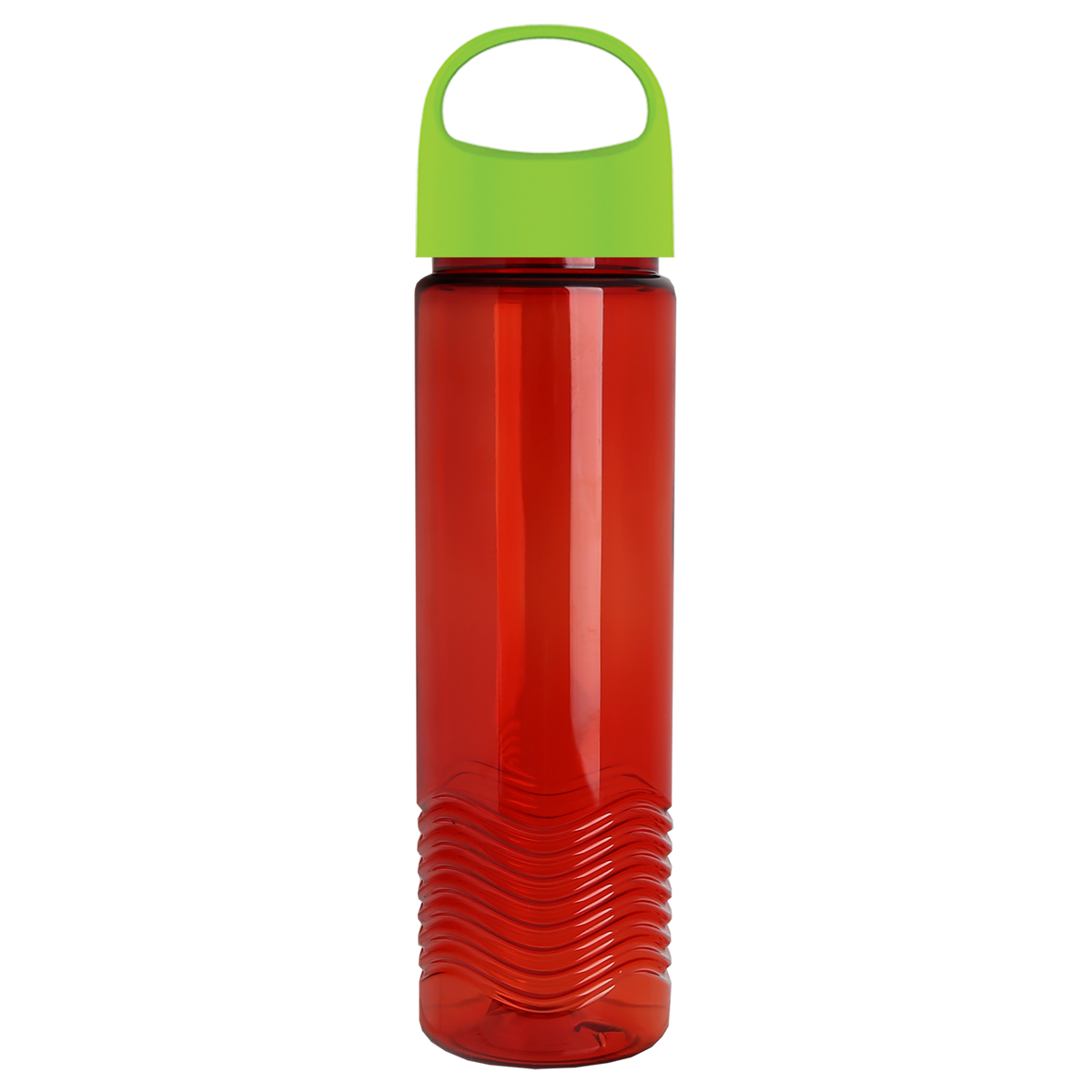 Custom logo Wave Tritan® Bottle with Oval Crest Lid - 24 oz.