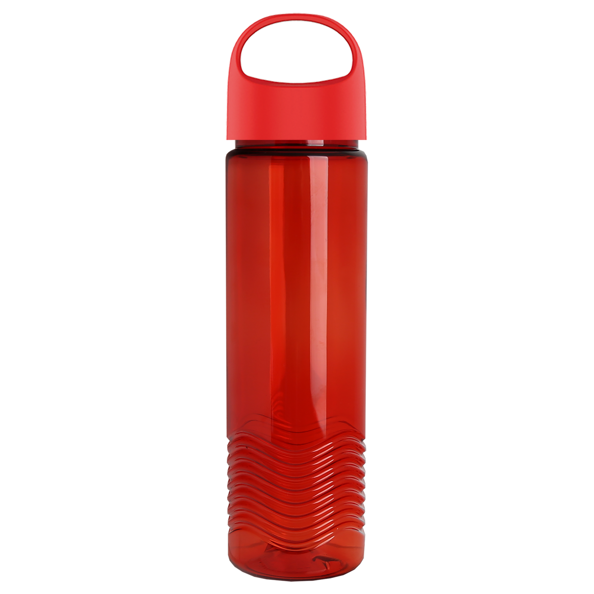 Custom logo Wave Tritan® Bottle with Oval Crest Lid - 24 oz.