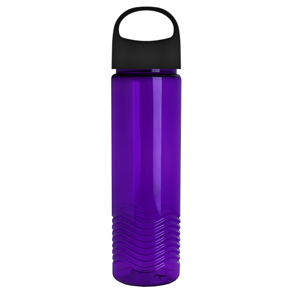 Custom logo Wave Tritan® Bottle with Oval Crest Lid - 24 oz.