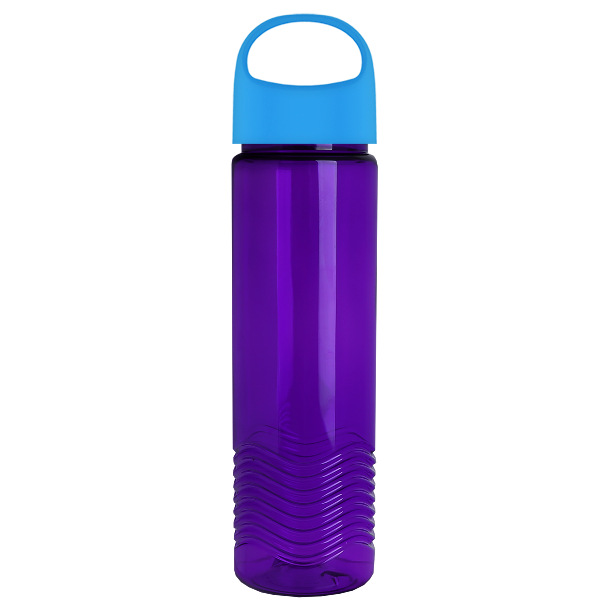 Custom logo Wave Tritan® Bottle with Oval Crest Lid - 24 oz.